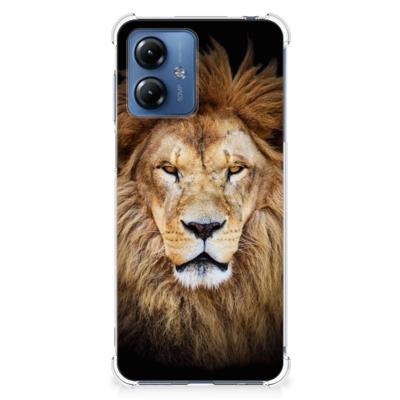 Motorola Moto G14 Case Anti-shock Leeuw Motorola Moto G14 Case Anti-shock Leeuw