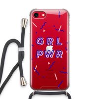 GRL PWR: iPhone SE 2020 Transparant Hoesje met koord