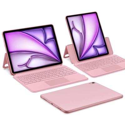iPad Air 13" (2024) Ascend Tastatur Hülle - DE Layout - Rosa