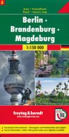 Wegenkaart - landkaart 05 Berlin - Brandenburg - Magdeburg | Freytag & - thumbnail