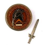 Spartan Geocoin - Leonidas RE Spartan Geocoin - Leonidas RE