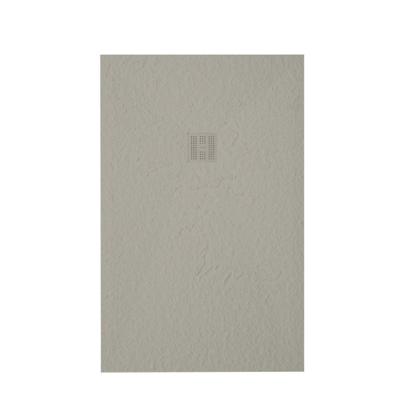ZEZA Grade douchevloer - 70x180cm - antislip - antibacterieel - mineraalmarmer - rechthoek - mat new pearl (beige) 400000000000019894
