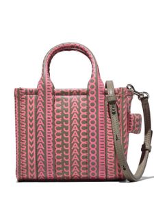 Marc Jacobs sac à bandoulière The Monogram Leather Crossbody Tote - Rose