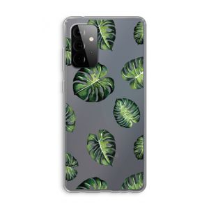 Tropische bladeren: Samsung Galaxy A72 Transparant Hoesje