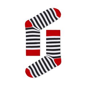 Bellona - heren sokken print - wit - Happy Socks