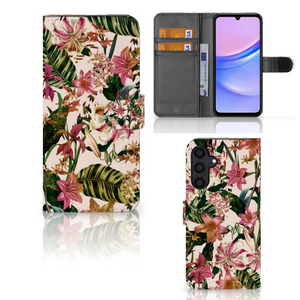 Samsung Galaxy A15 Hoesje Flowers