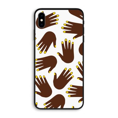 Hands dark: iPhone XS Max Biologisch afbreekbaar hoesje
