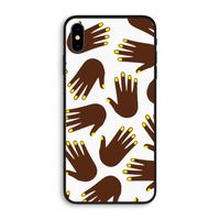 Hands dark: iPhone XS Max Biologisch afbreekbaar hoesje