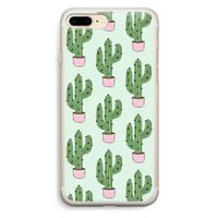 Cactus Lover: iPhone 7 Plus Transparant Hoesje