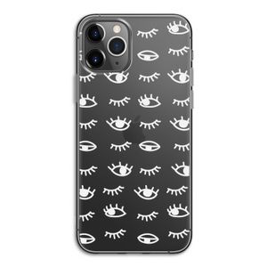 Eye pattern #3: iPhone 11 Pro Transparant Hoesje