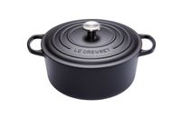 Le Creuset Braadpan Signature - Mat Zwart - ø 18 cm / 1.8 liter - thumbnail