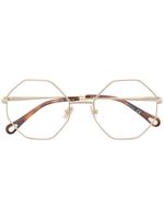 Chloé Eyewear lunettes de vue à monture géométrique - Or
