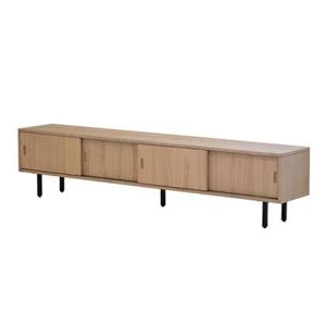 DÉJA Living - Tv-Meubel Eikenhout - 200x40x45cm - 4 Deurs - Ilja