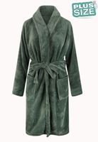 Plus size badjas unisex - olijfgroen-3Xl/4XL