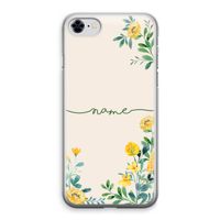 Gele bloemen: iPhone 8 Transparant Hoesje