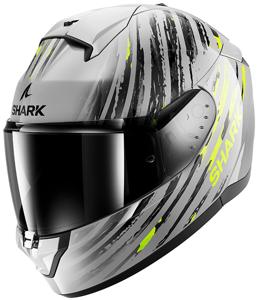 SHARK Ridill 2 Assya, Integraalhelm, Zilver-Antraciet-Geel SAY
