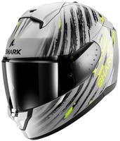 SHARK Ridill 2 Assya, Integraalhelm, Zilver-Antraciet-Geel SAY