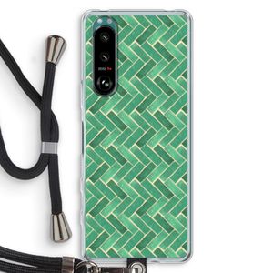 Moroccan tiles 2: Sony Xperia 5 III Transparant Hoesje met koord