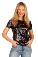 Party queen T-shirt zwart