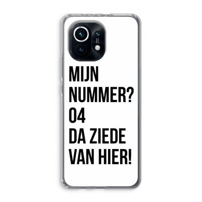 Da ziede van hier: Xiaomi Mi 11 Transparant Hoesje