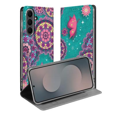 Samsung Galaxy S25 FE | Standcase | Hoesje Cirkels en Vlinders
