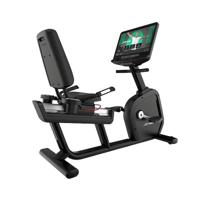 Life Fitness Aspire Lifecycle Recumbent Bike ligfiets SE4 16 inch console