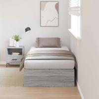 Bedframe Grijs sonoma 200 x 80 x 31.5 cm Bewerkt hout
