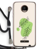 Beleaf in you: Motorola Moto Z Force Transparant Hoesje met koord