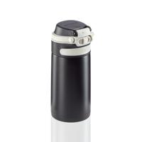 Leifheit 3243 flip isoleerbeker 350 ml zwart Leifheit 3243 flip isoleerbeker 350 ml zwart