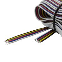2,5 meter losse RGBWW kabel 6-aderig - thumbnail