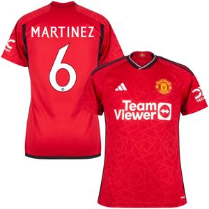 Manchester United Shirt Thuis 2023-2024 + Martinez 6