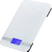 Sygonix Digitale keukenweegschaal Digitaal Weegbereik (max.)=5 kg Melkwit 165 x 220 x 20