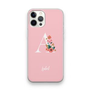 Pink Bouquet: iPhone 12 Pro Transparant Hoesje