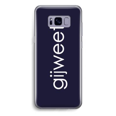 Gijweet: Samsung Galaxy S8 Plus Transparant Hoesje