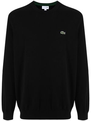Lacoste sweat à logo brodé - Noir