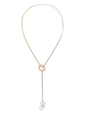 JW Anderson collier à pendentif ancre - Or