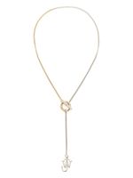 JW Anderson collier à pendentif ancre - Or - thumbnail