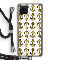 Musketon Anchor: Samsung Galaxy A12 Transparant Hoesje met koord