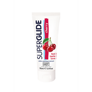 HOT Superglide Edible Waterbased Lubricant - 3 fl oz / 75 ml