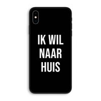 Ik wil naar huis - Zwart: iPhone XS Max Biologisch afbreekbaar hoesje