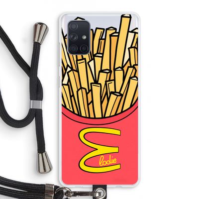 McElodie: Samsung Galaxy A71 Transparant Hoesje met koord