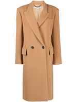 Stella McCartney manteau en laine à boutonnière croisée - Tons neutres - thumbnail