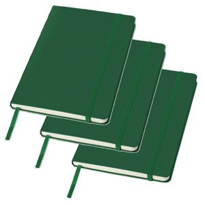 JournalBooks notitieboekje gelinieerd A5 hardcover - 3x