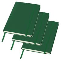 JournalBooks notitieboekje gelinieerd A5 hardcover - 3x - thumbnail