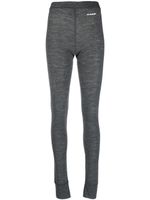 Jil Sander legging à effet chiné - Gris - thumbnail