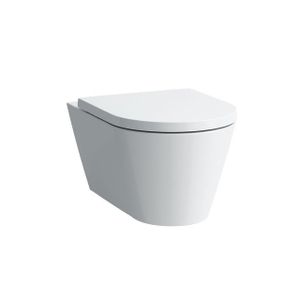 Laufen KBL Pack Wandcloset - rimless - 37x54.5x35.5cm - diepspoel - softclose - montage tape - EASYFIT bevestigingsset - keramiek/duroplast - wit h8663300000001