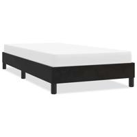 Bedframe zonder matras 80x220 cm fluweel zwart