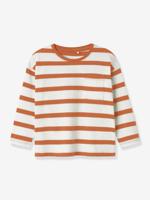 T-shirt met lange mouwen NMMLEROY NAME IT, losse pasvorm sinaasappel