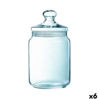 Blik Luminarc Club Transparant Glas 2 L (6 Stuks)