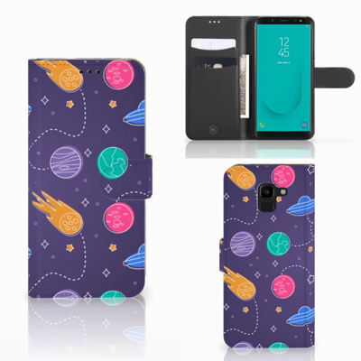 Samsung Galaxy J6 2018 | Wallet Case | met Pasjes | Space